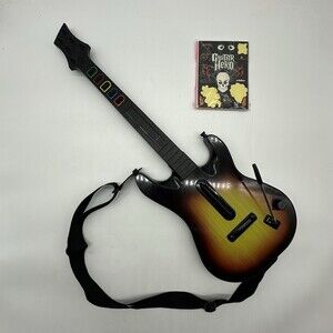 Guitar Hero PS2 Wireless Red Octane Sunburst Controller #95449.805 - No Dongle!